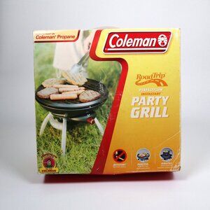 Coleman RoadTrip Party Grill – Portable Propane BBQ – InstaStart – Open Box